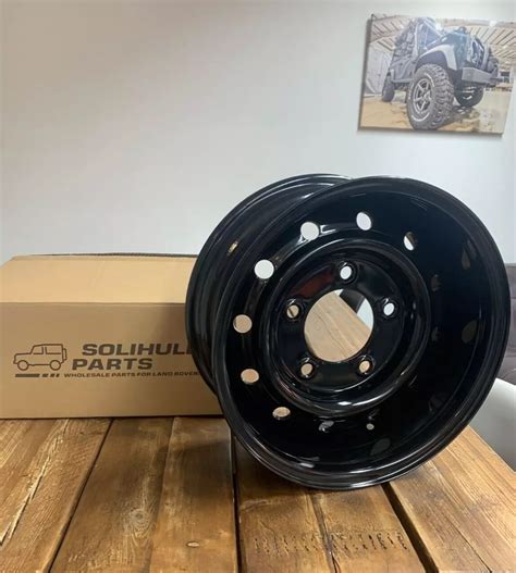 REME 16″ X 7 HEAVY DUTY STEEL WHEEL – BLACK | Crafted Ovals