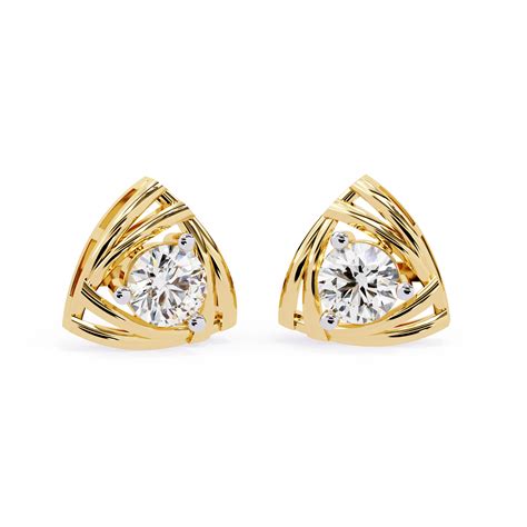 Aurora Triad Diamond Earrings – Espira Gems