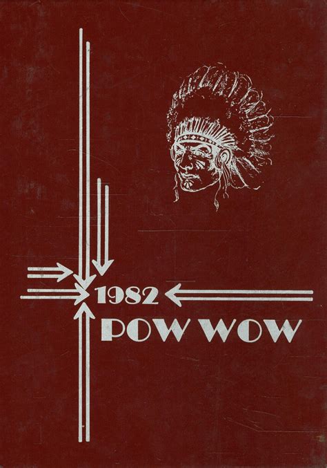 1982 yearbook from Mississinewa High School from Gas city, Indiana for sale