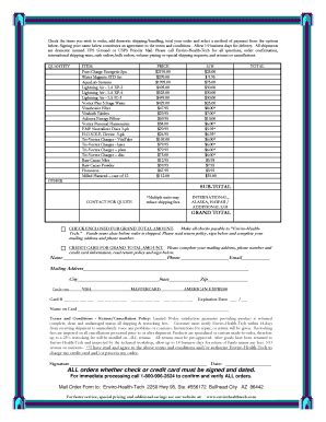 Fillable Online EHT color catalog w order form nudoc Fax Email Print ...