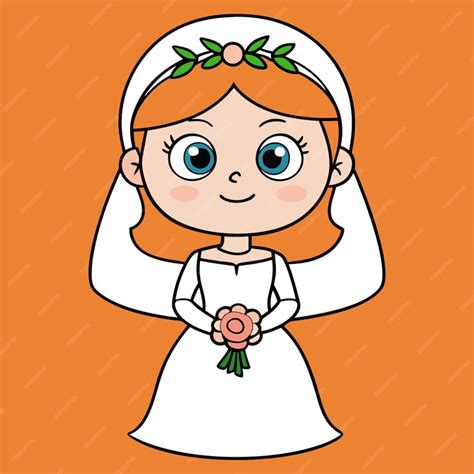 Cartoon Vector Bride 的图像结果