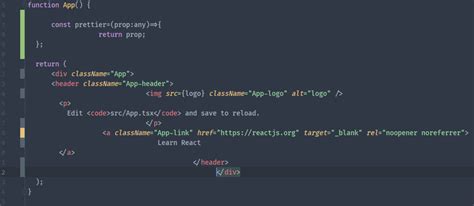 Prettier Config 的图像结果