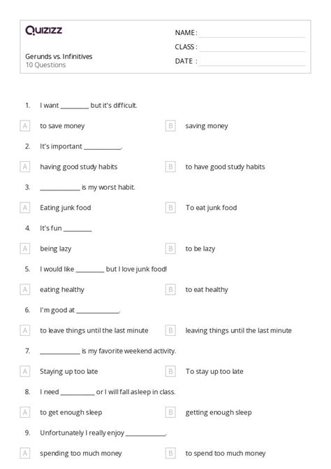 50+ Gerunds worksheets for Kindergarten on Quizizz | Free & Printable