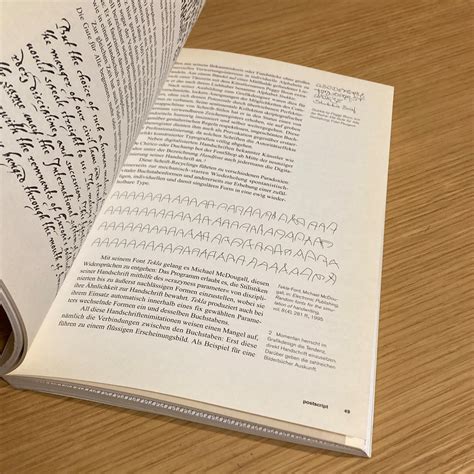 postscript. Zur From von Schrift heute | 百年