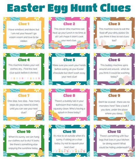 Easter Search Clue - 10 Free PDF Printables | Printablee | Easter egg ...