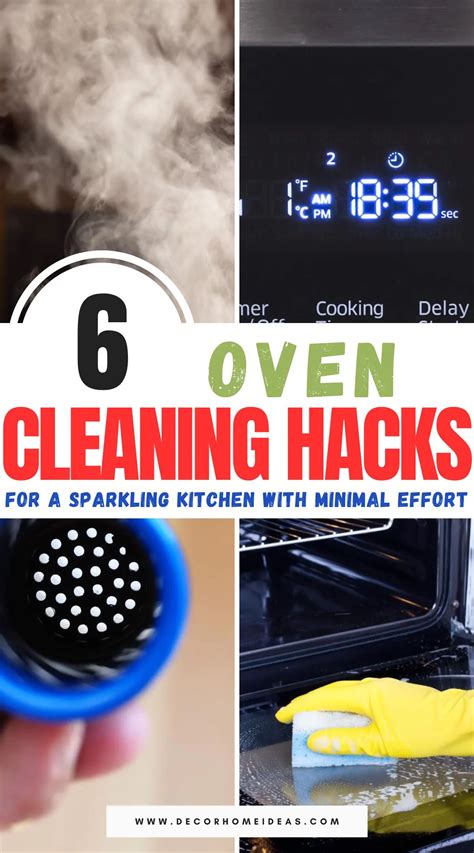 6 Oven Cleaning Hacks for a Sparkling Kitchen with Minimal Effort