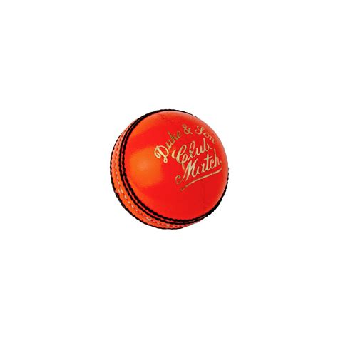 Dukes Club Match Cricket Ball - Orange