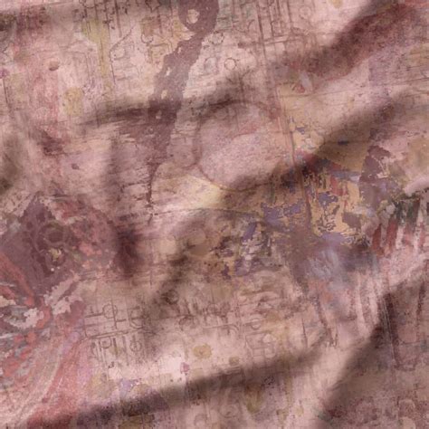 Red-Brown Abstract Digital Printed Fabric – fabricaind