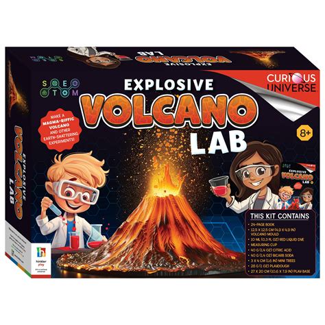 Curious Universe Volcano Experiment Lab - Science Kits - Colouring ...