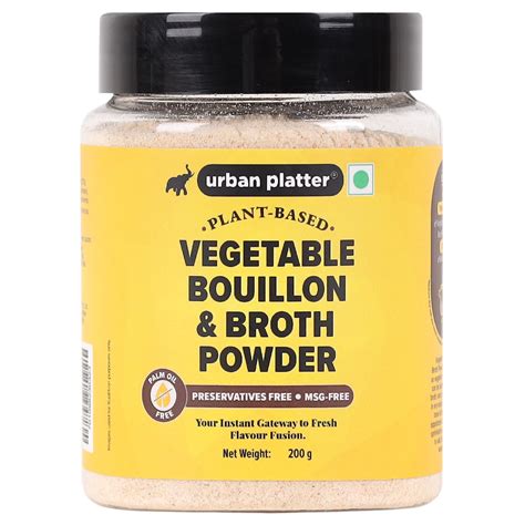 Urban Platter Vegetable Bouillon and Broth Powder, 200g [ Anytime ...