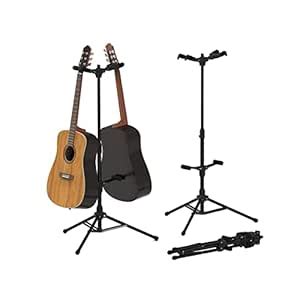 Aroma AGS09D Tripod auto-lock stand for two inst : Amazon.in: Musical ...