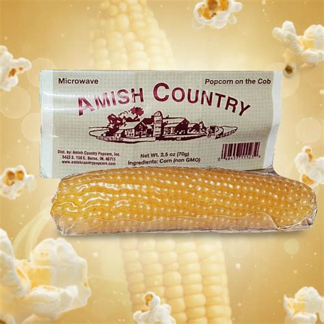 amish country popcorn on the cob – Le Shack à Snack
