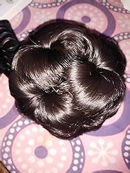 Akashkrishna Messy Hair Bun Extension 2PCS Curly Wavy Messy Synthetic ...