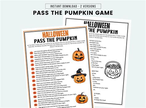 Pass The Pumpkin Game – Simplify Create Inspire