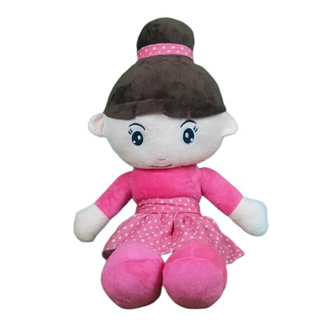 Buy Play Hour Bella Rag Doll Plush Soft Toy Wearing Pink Polka Dot ...