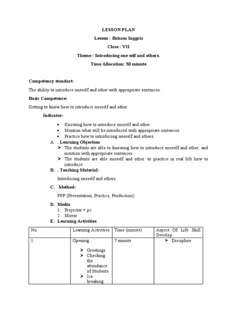 Image result for Microteaching Lesson Plan