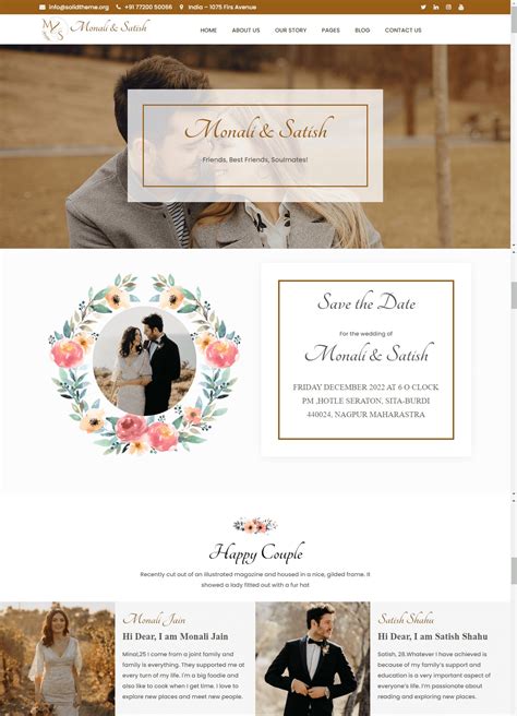 Best 38+ Wedding Html Templates