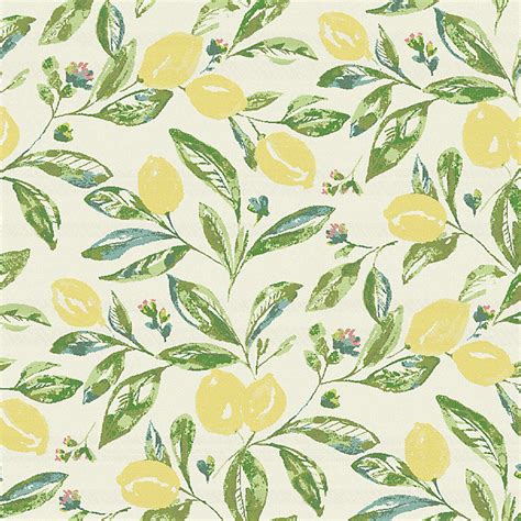 Lisbon Citrus Sunbrella Performance Fabric & UV Resistant Yard Material ...