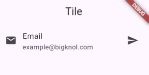 Image result for Menu List Tile Flutter