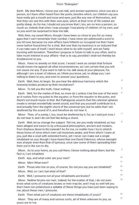 write a conversation between moon and earth about humans.(ht) - Brainly.in