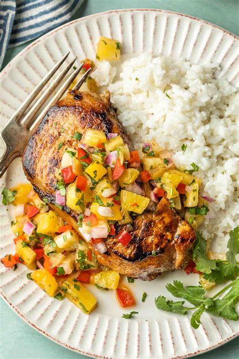 Pineapple Pork Chops - Simply Whisked