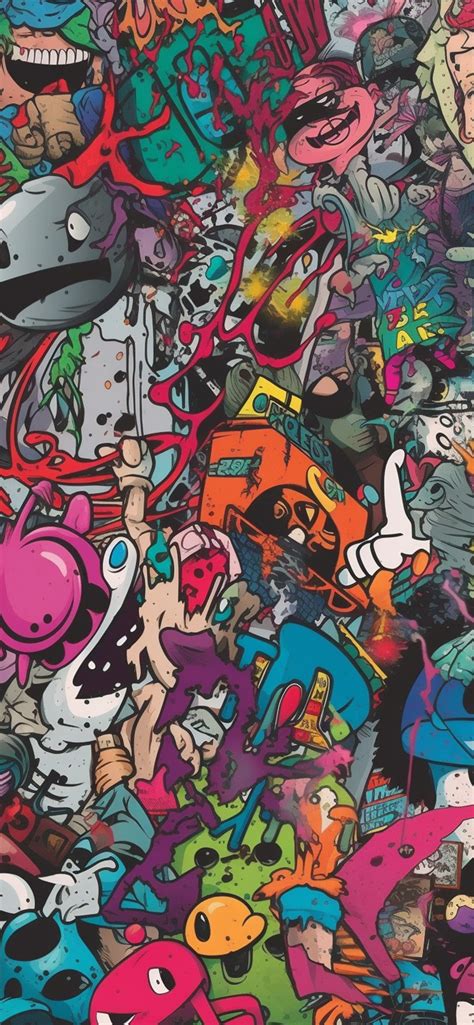 Trippy Graffiti Art Wallpaper - Graffiti Background Wallpaper iPhone