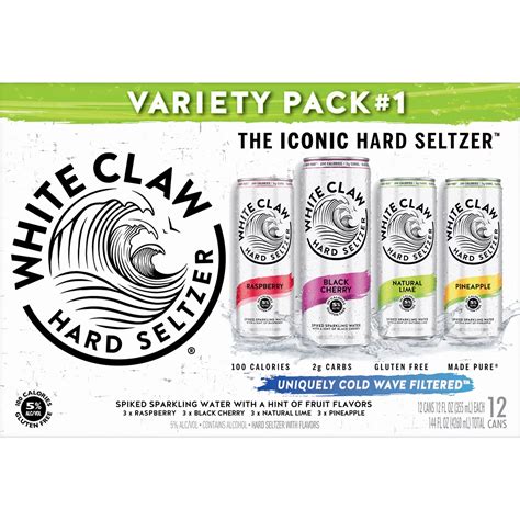 White Claw Hard Seltzer Variety 12 pk Cans, 12 oz | Central Market ...