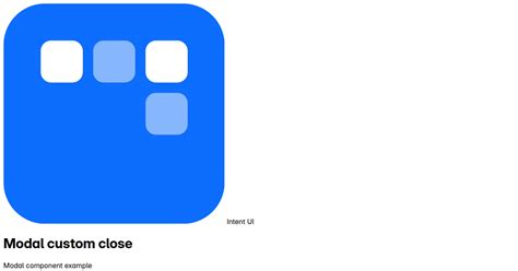 Patterns: Modal custom close / Intent UI Design