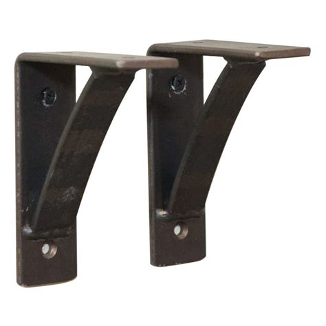 Buy RRD Steel Mantel Brackets Heavy Duty (2 Pack) Fireplace Mantel ...