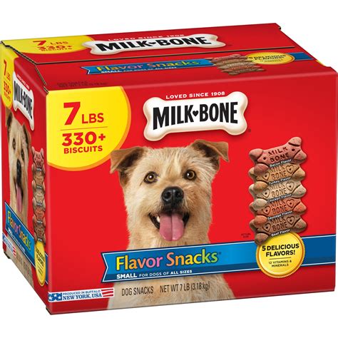 Milk-Bone Flavor Snacks Dog Biscuits - for Small/Medium-sized Dogs, 7 ...
