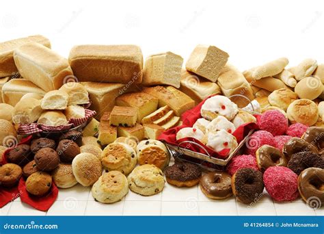 Sweet And Savoury Baked Goods Stock Photo - Image: 41264854