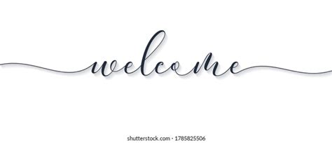 Calligraphy Welcome In Cursive | Lissimore Photography