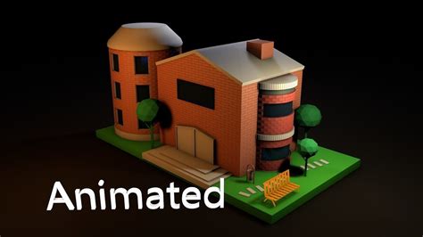 Python Animate 3D House 的图像结果