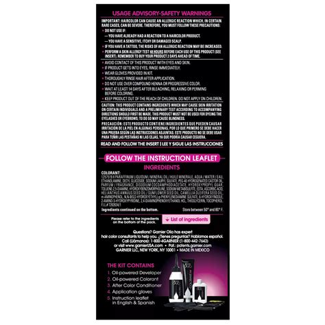 Garnier Olia Oil Powered Ammonia Free Permanent Hair Color 6.0 Light ...