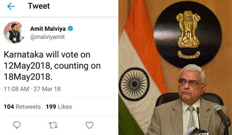 Data leak to date leak: BJP IT cell chief's poll schedule tweet ...