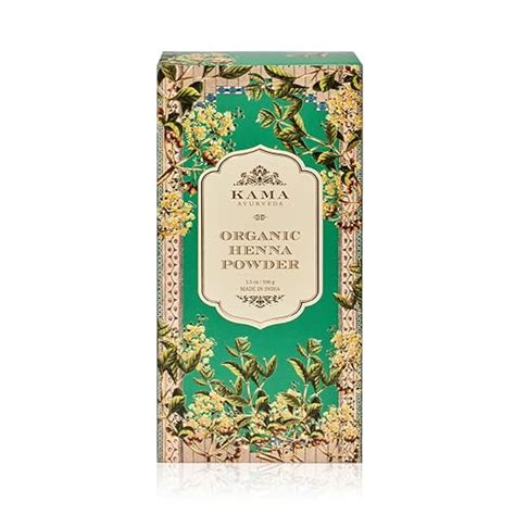 Kama Ayurveda Organic Henna Powder, 100g - Brown : Amazon.in