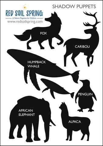 Shadow Puppets Making - Free Printable – Red Soil Spring