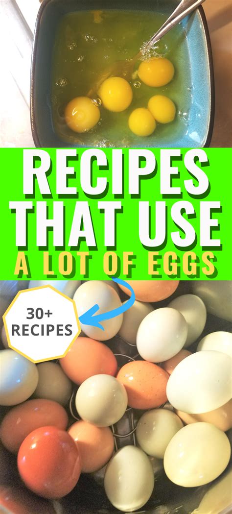 what baking recipes use a lot of eggs
