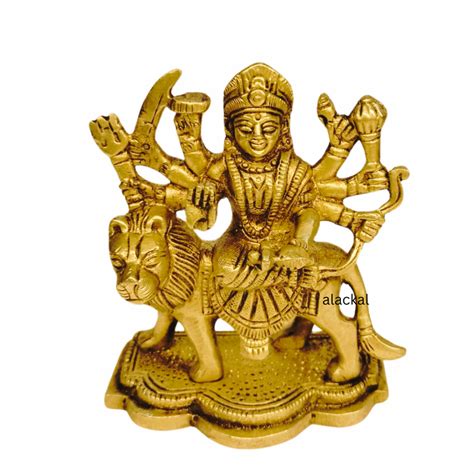 BRASS DURGA DEVI IDOL – Alackal Bell Metals