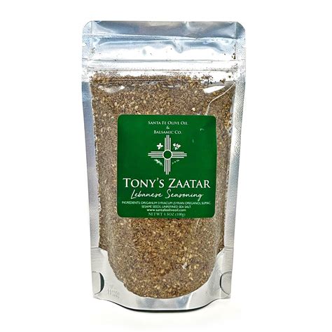 Tony's Zaatar Lebanese Seasoning (3.5 oz) – Santa Fe Olive Oil ...