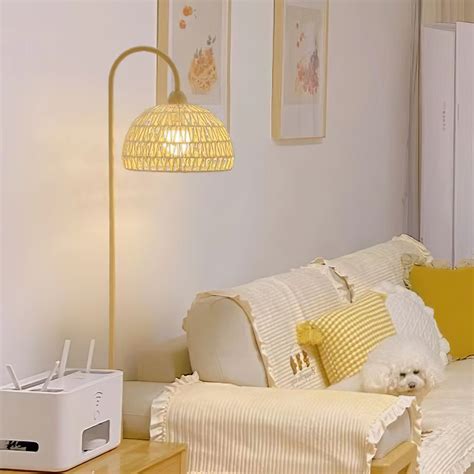 Rattan Arch Floor Lamp – Vakkerlight