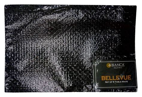 Buy Bianca Bellevue Table Mats (6 Pieces) - Copper, 1 Count Pack Online ...