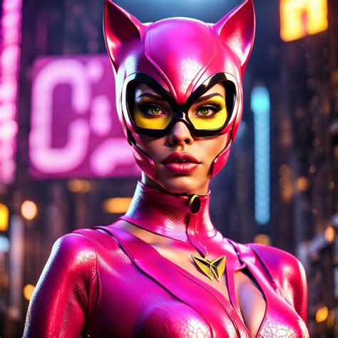 Pretty Pink Catwoman Leaked