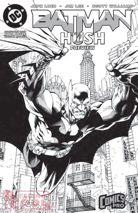 That DC Comics Batman #158 Hush 2 ComicsPRO Preview By Jim Lee In Full