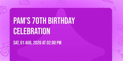Pams 70th Birthday Celebration, 176 Crumbley Rd, McDonough, 1 August ...