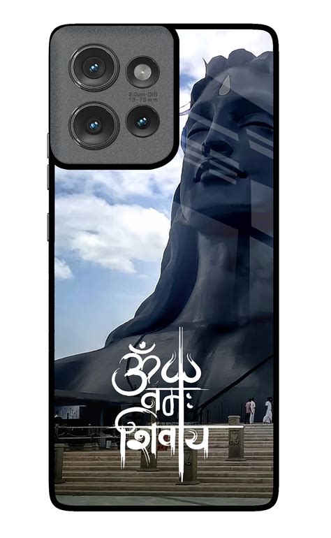 Buy Now Om Namah Shivay Glass Case for Moto Edge 50 Online | Casekaro