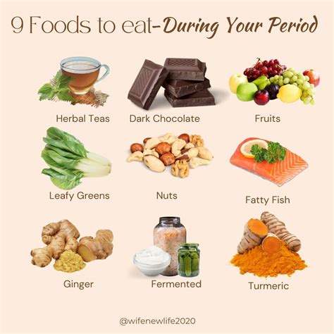 9 FOODS TO EAT DURING YOUR PERIOD | Healthy period food, Healthy period, Healthy food habits