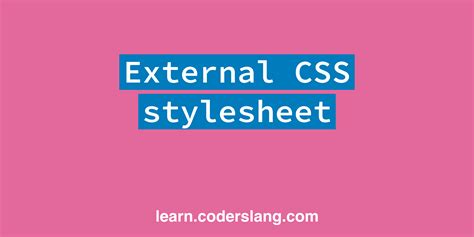 Image result for External CSS Style Sheet