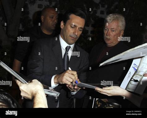 Jon Hamm at the premiere of "Mad Men" season five held at the Arclight ...