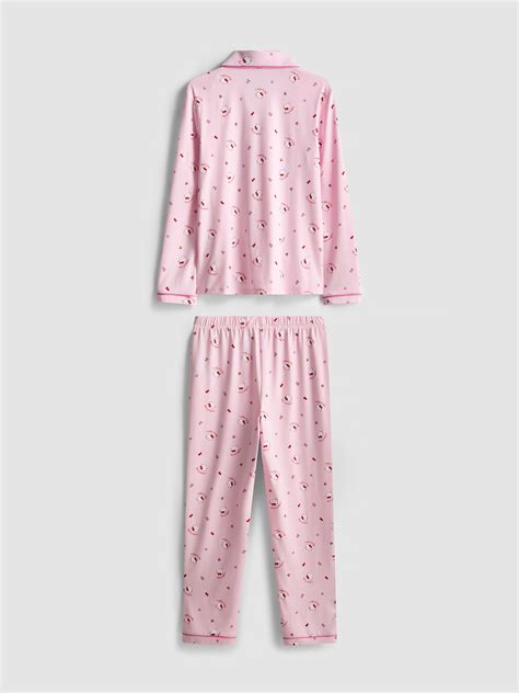 Girls Hot Pink 5-15yrs | Hello Kitty Shirt Pyjamas | Primark